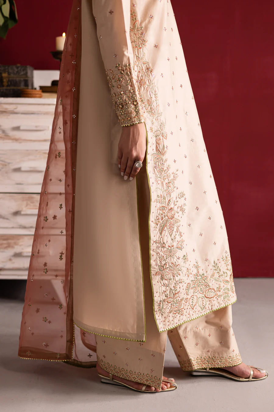 Batik 3Pc Embroidered Cotton Suit Twila gulbuy.com