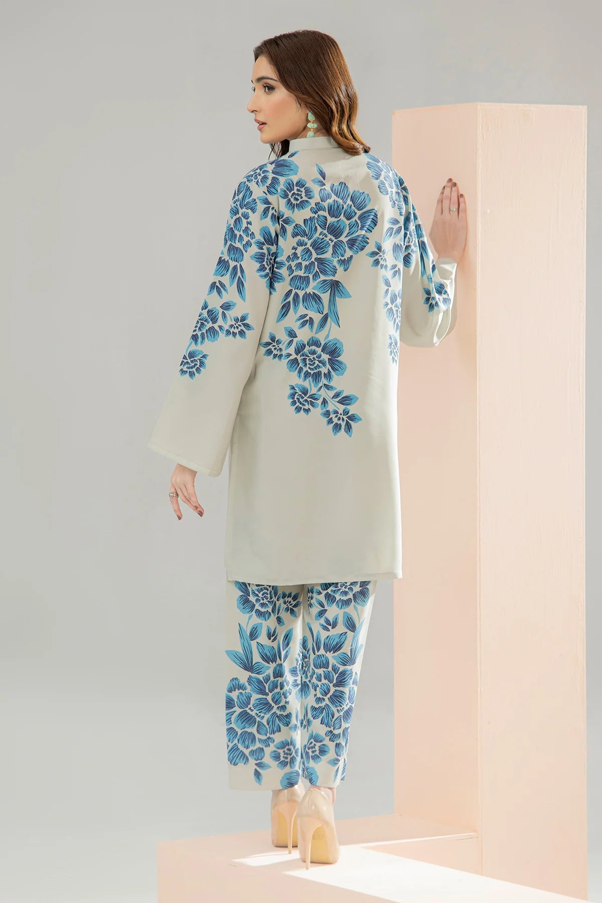 Be Yourself 2Pc Printed Cotton Silk Suit BA-006 gulbuy.com