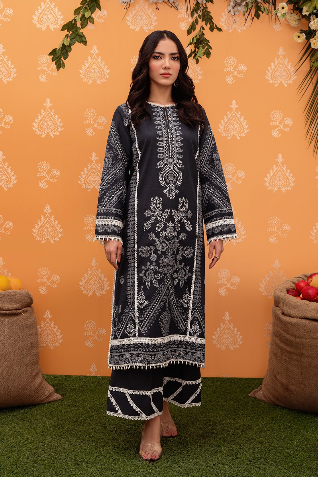 SO KAMAL 2PC PRINTED LAWN SUIT (DPL 3783-Suit)