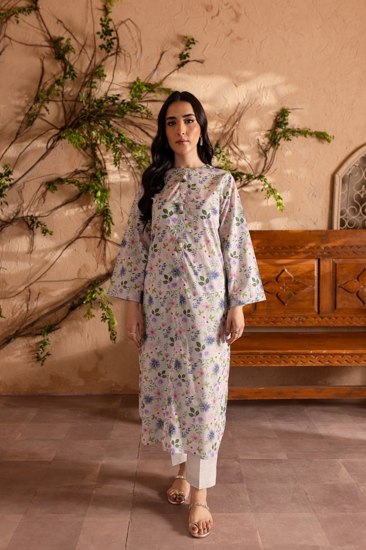 Batik 2Pc Printed Lawn Suit (Aalyna-2Pc)