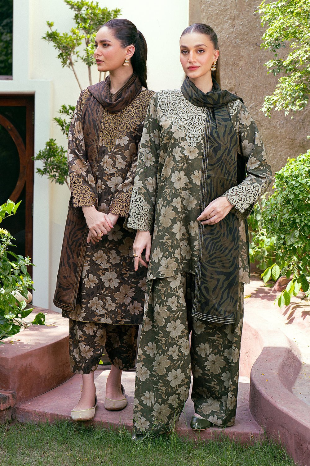 BAROQUE 3PC EMBROIDERED VISCOSE UF-764 gulbuy.com