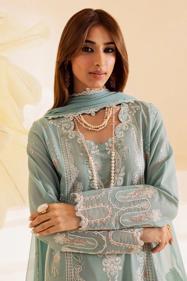Nureh 3Pc Embroidered Lawn Suit NP-663 gulbuy.com