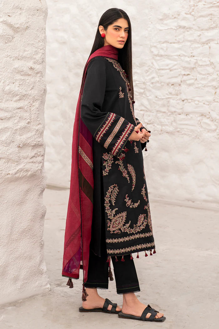 Jazmin 3Pc Embroidered Lawn Suit USE-9130 gulbuy.com