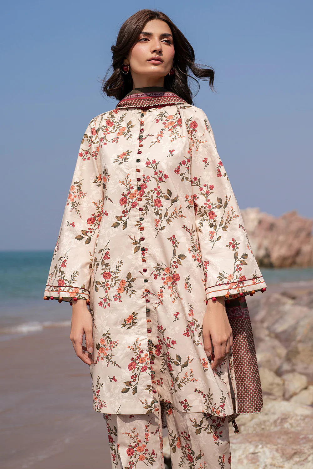 Jazmin 3Pc Digital Printed Lawn Suit USE-9157 gulbuy.com