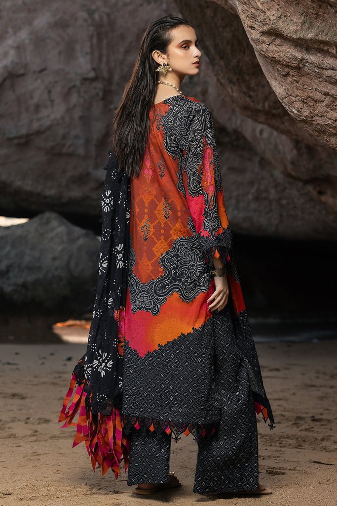 Charizma 3 Piece Embroidered Lawn Suit (SN4-07)