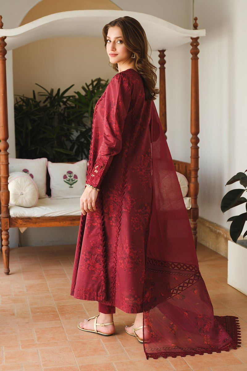 BAROQUE 3PC EMBROIDERED PRINTED LAWN SUIT (BQU-UF-D645)