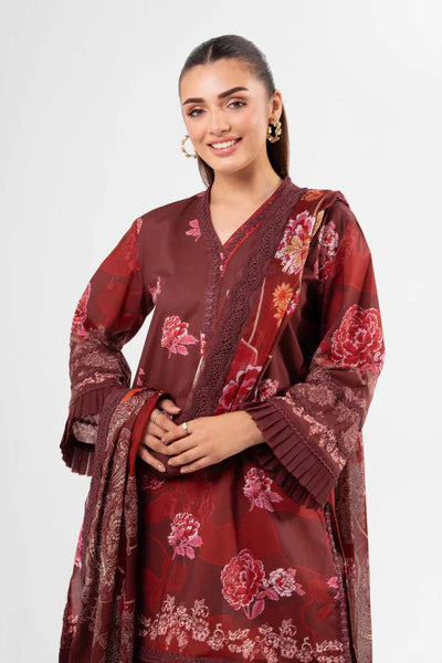 Nishat 3Pc Printed Cambric Suit-42502099 gulbuy.com