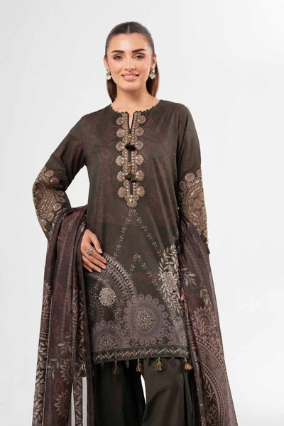 Nishat 3Pc Printed Lawn Suit-42502137 gulbuy.com