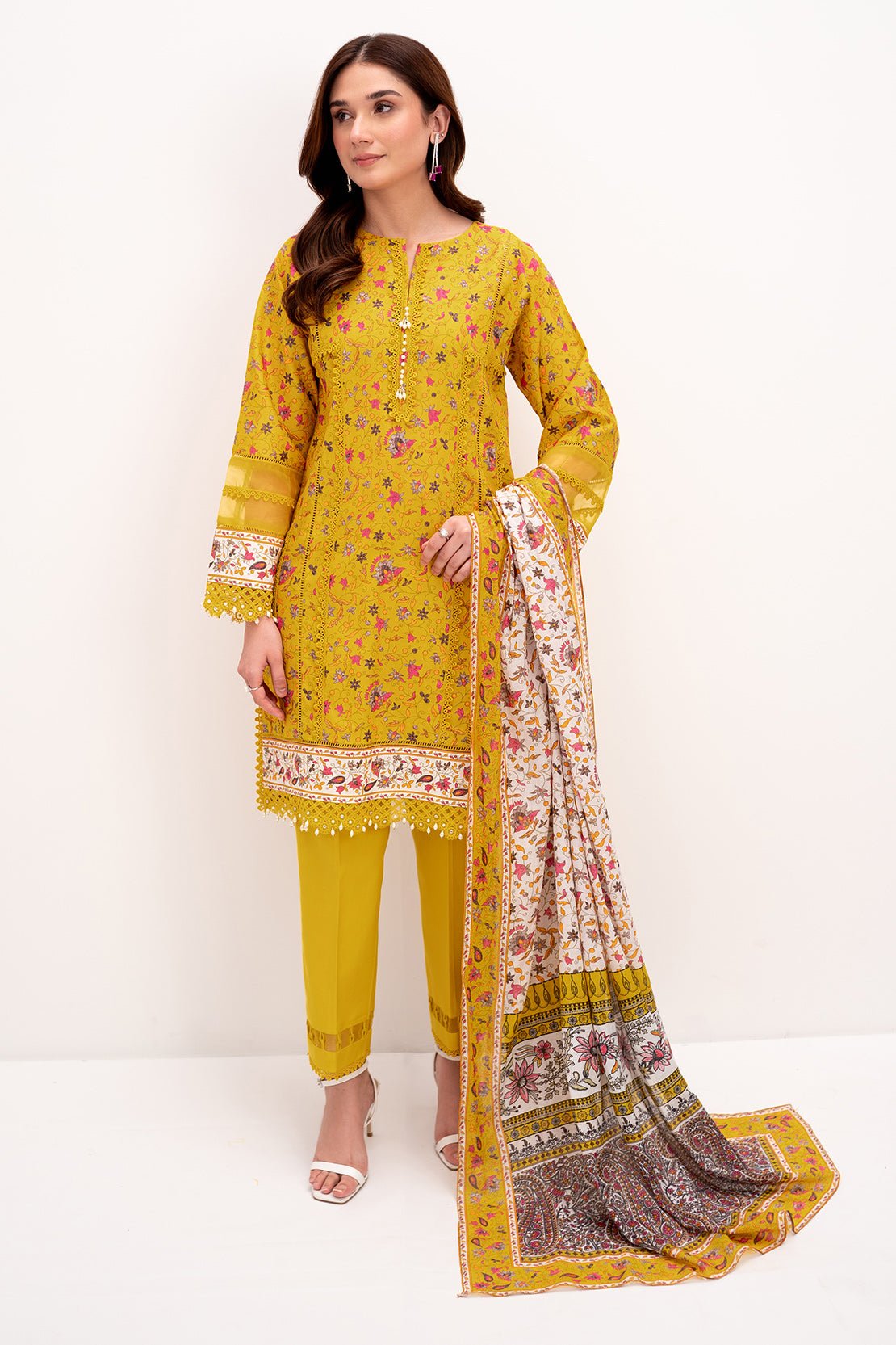 SO KAMAL 3PC PRINTED LAWN SUIT (DPL-4252)