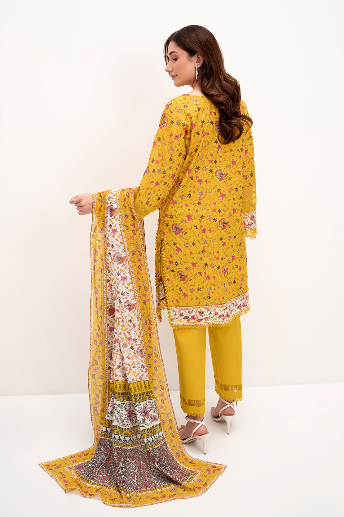 SO KAMAL 3PC PRINTED LAWN SUIT (DPL-4252)