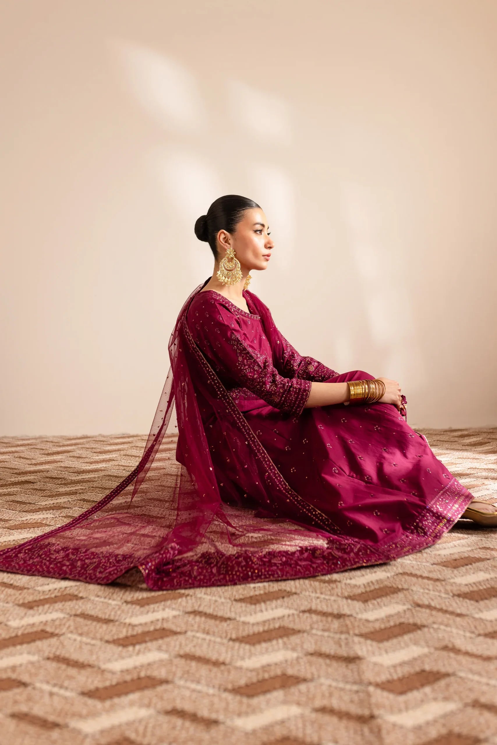 Batik 3Pc Embroidered Lawn Suit Zeerak gulbuy.com