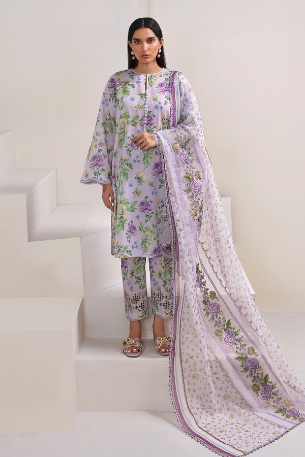 BAROQUE 3PC EMBROIDERED PRINTED SUIT (BQU-UF-D355-01)