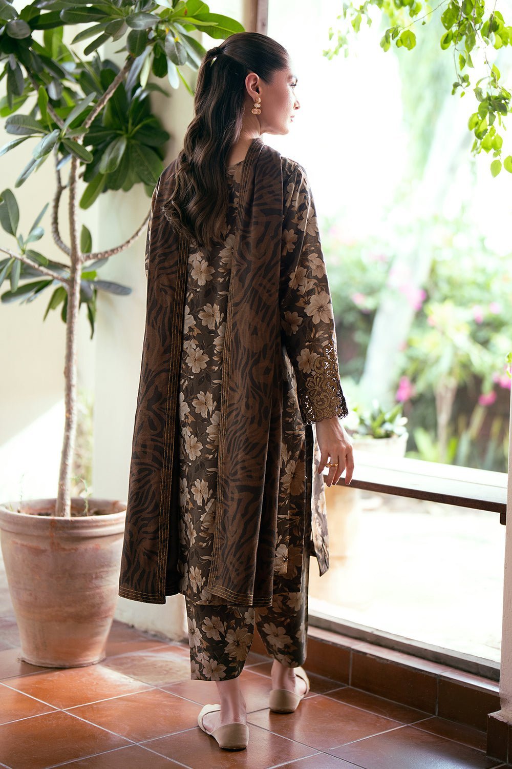 BAROQUE 3PC EMBROIDERED VISCOSE UF-765 gulbuy.com