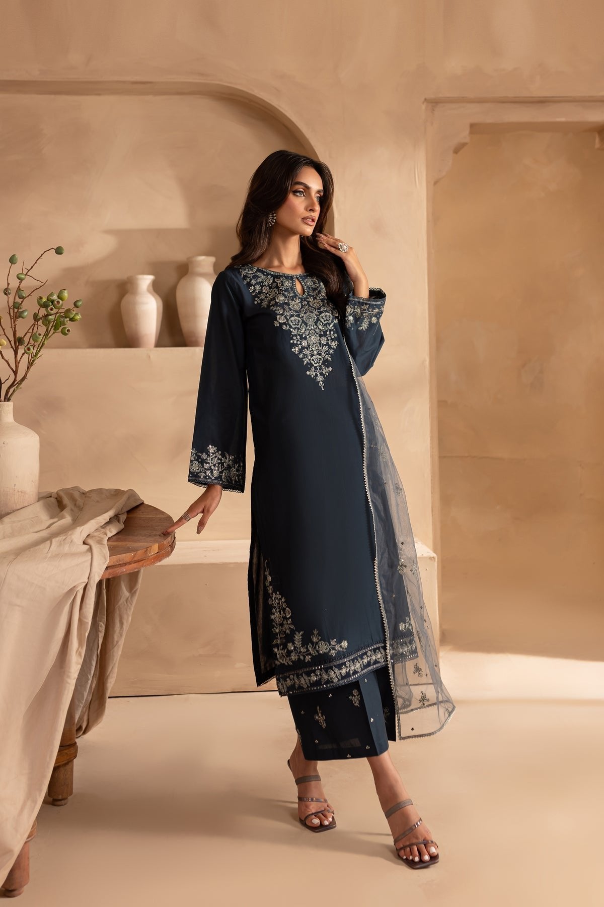 Batik 3Pc Embroidered Lawn Suit (Ignite-3Pc)