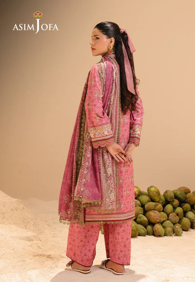 Asim Jofa 3Pc Printed Lawn Suit AJUBU-28 gulbuy.com
