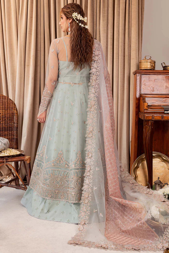 Farasha 3Pc Embroidered Net Suit Camilla gulbuy.com