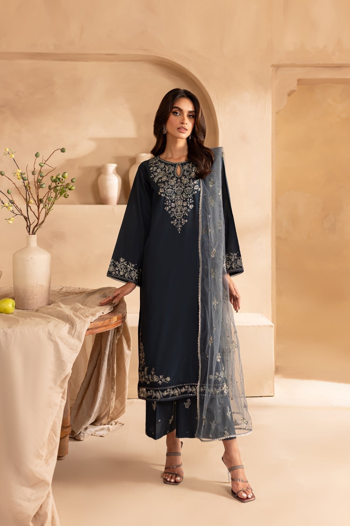 Batik 3Pc Embroidered Lawn Suit (Ignite-3Pc)