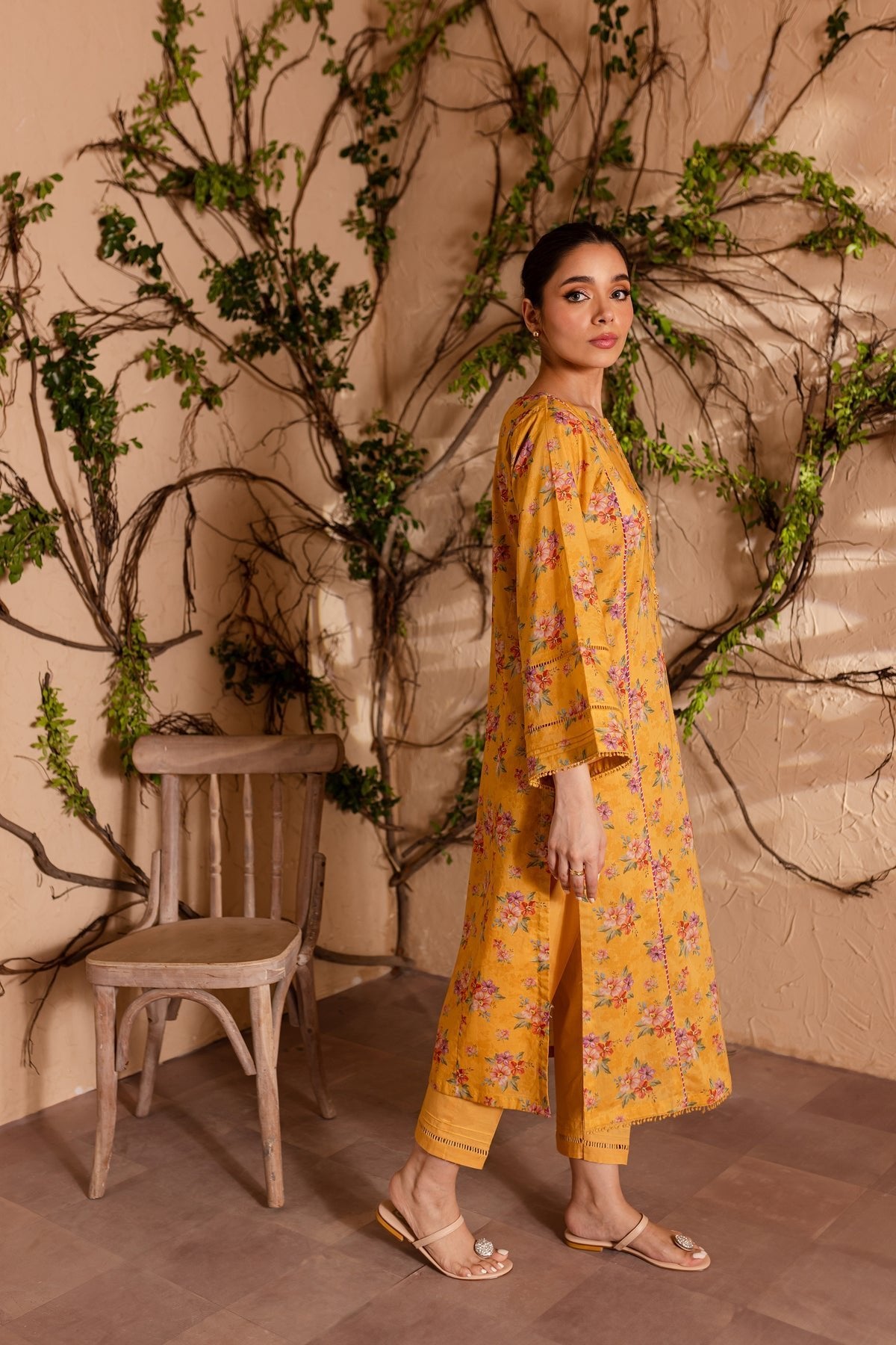 Batik 2Pc Printed Lawn Suit (Lemon-Tart-2Pc)