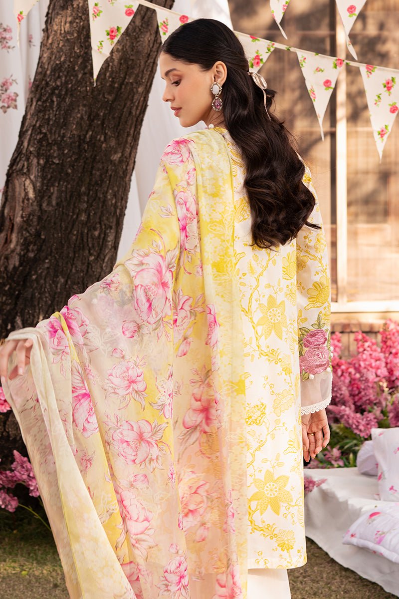 CROSS STITCH 3 PIECE EMBROIDERED LAWN SUIT (0124RTSPRTLWN0218)
