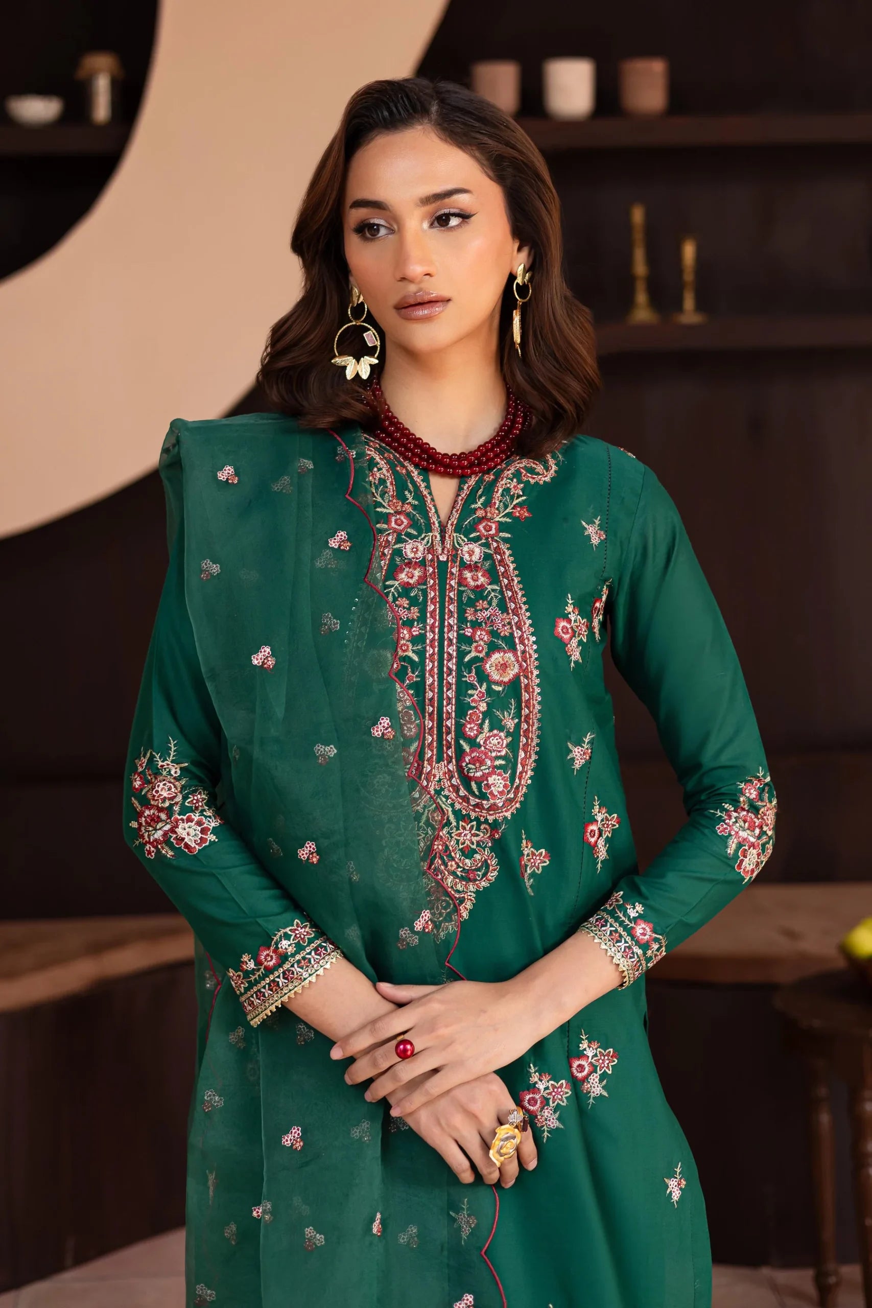 Batik 3Pc Embroidered Lawn Suit Myra gulbuy.com
