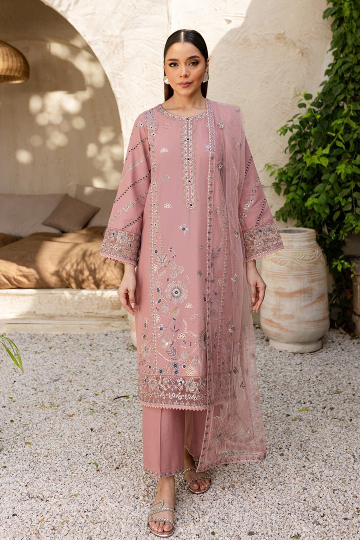 Batik 3Pc Embroidered Khaddar Dress Eira gulbuy.com