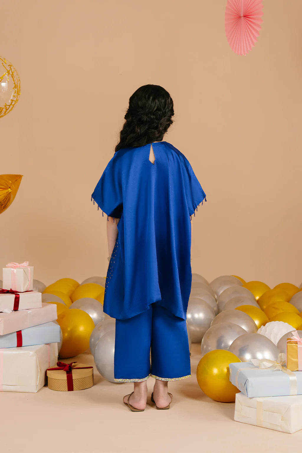 Vanya 2Pc Embroidered Silk Kids Suit ME-22 gulbuy.com