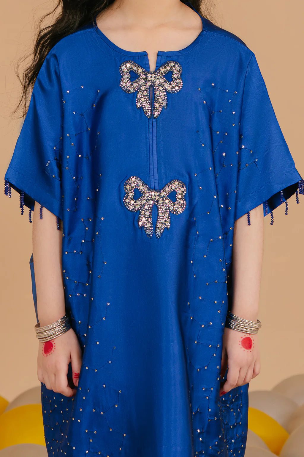 Vanya 2Pc Embroidered Silk Kids Suit ME-22 gulbuy.com