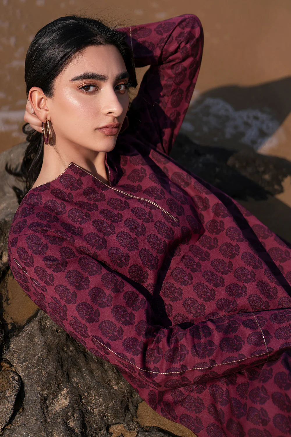 Jazmin 3Pc Digital Printed Lawn Suit USE-9165 gulbuy.com
