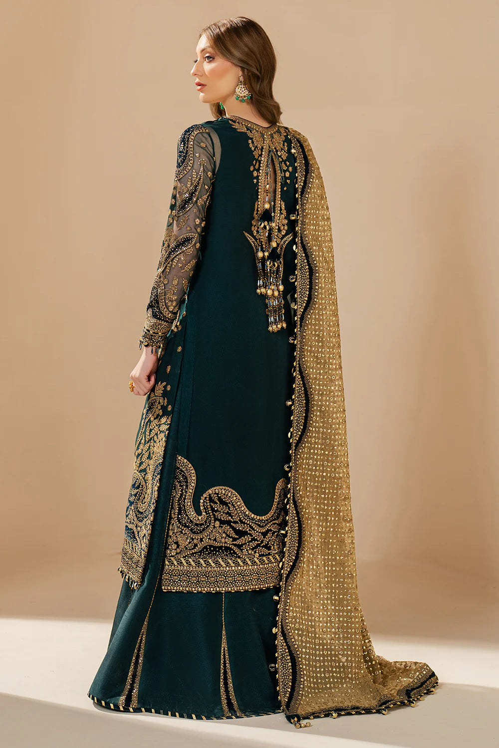 Jazmin 3Pc Embroidered Chiffon Suit WF'25-06 gulbuy.com