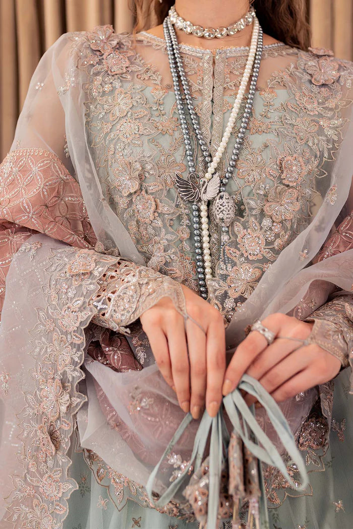 Farasha 3Pc Embroidered Net Suit Camilla gulbuy.com