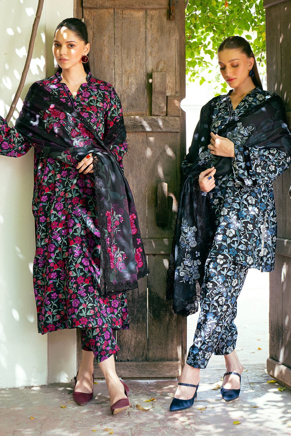 BAROQUE 3PC EMBROIDERED VISCOSE UF-767 gulbuy.com