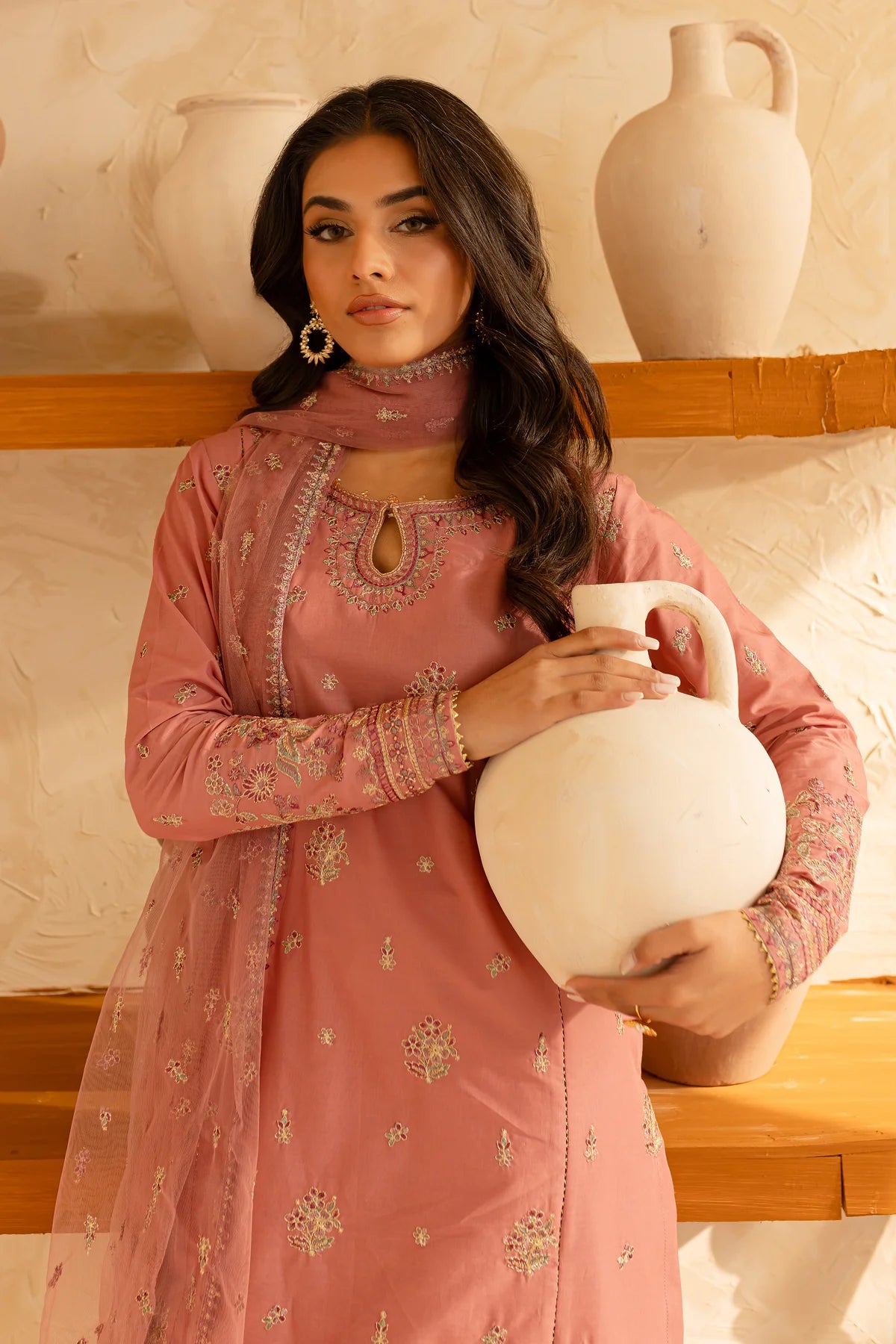 Batik 3Pc Embroidered Lawn Suit Bahar gulbuy.com