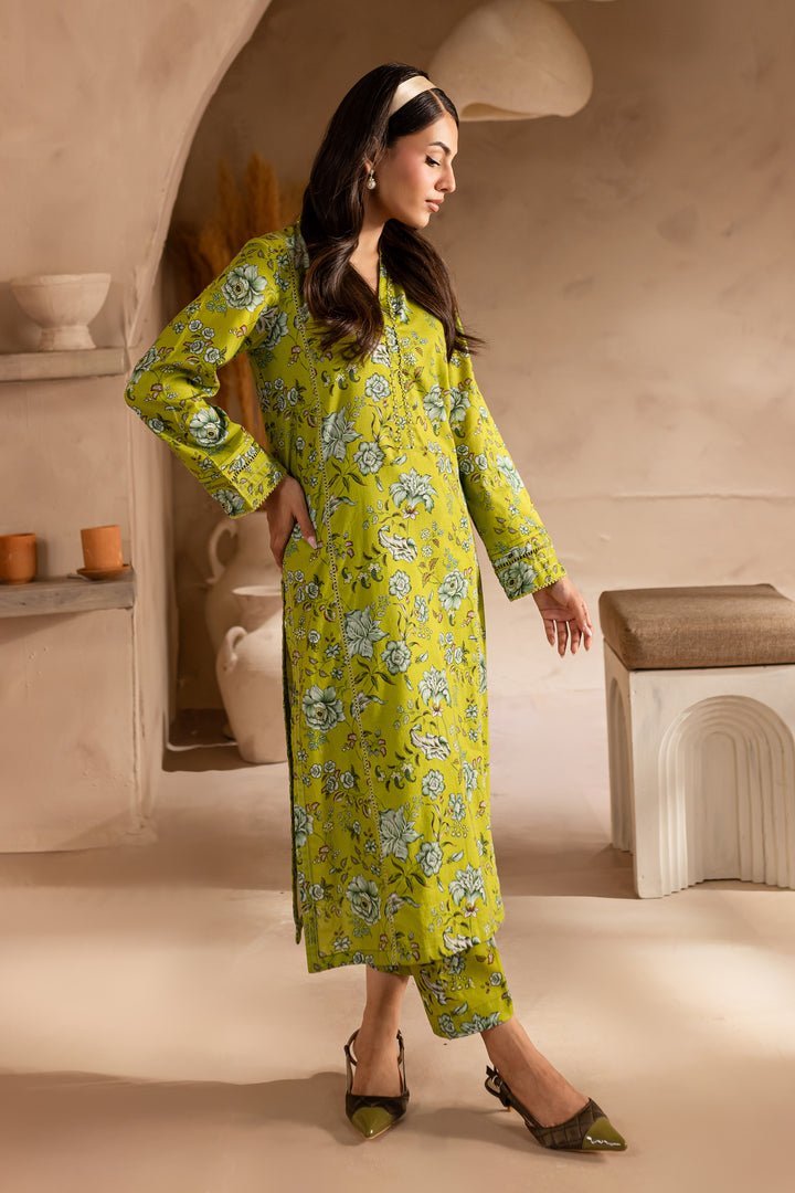 Batik 2Pc Printed Khaddar Dress Caleb gulbuy.com