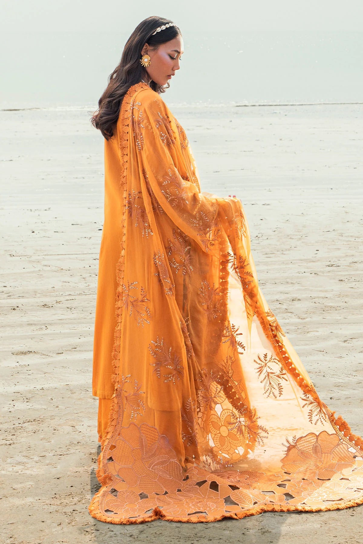 Nureh 3Pc Embroidered Swiss Lawn Suit NE-149 gulbuy.com