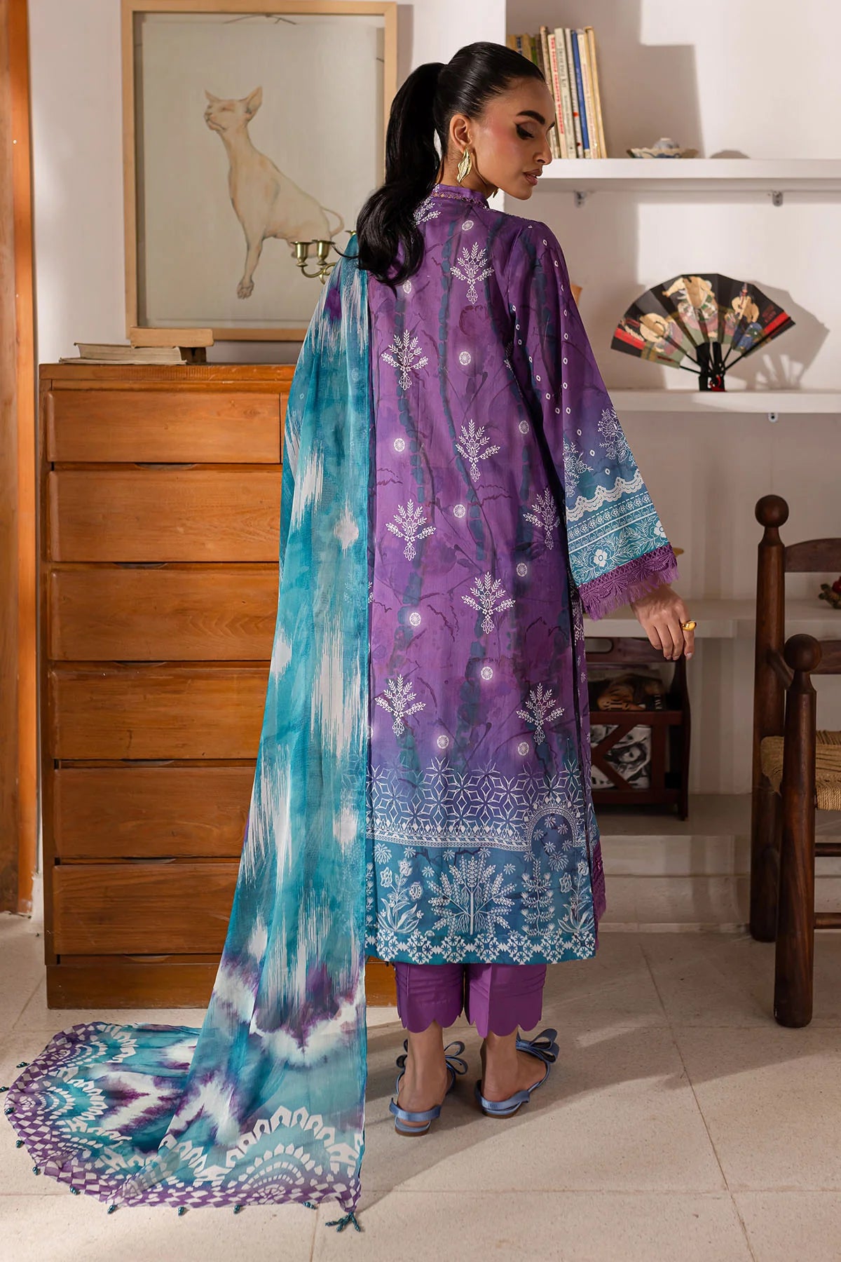 Nureh 3Pc Embroidered Lawn Suit SP-149 gulbuy.com