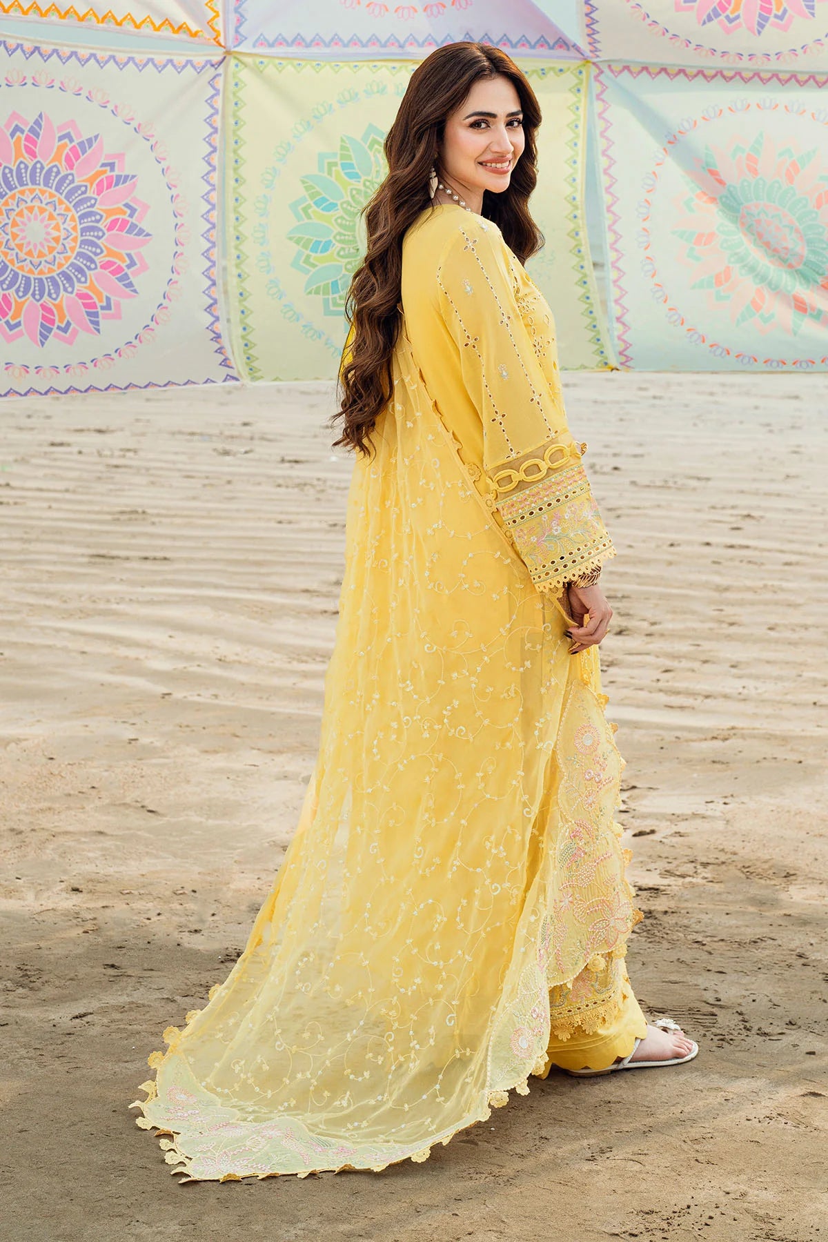 Nureh 3Pc Embroidered Swiss Lawn Suit NE-144 gulbuy.com