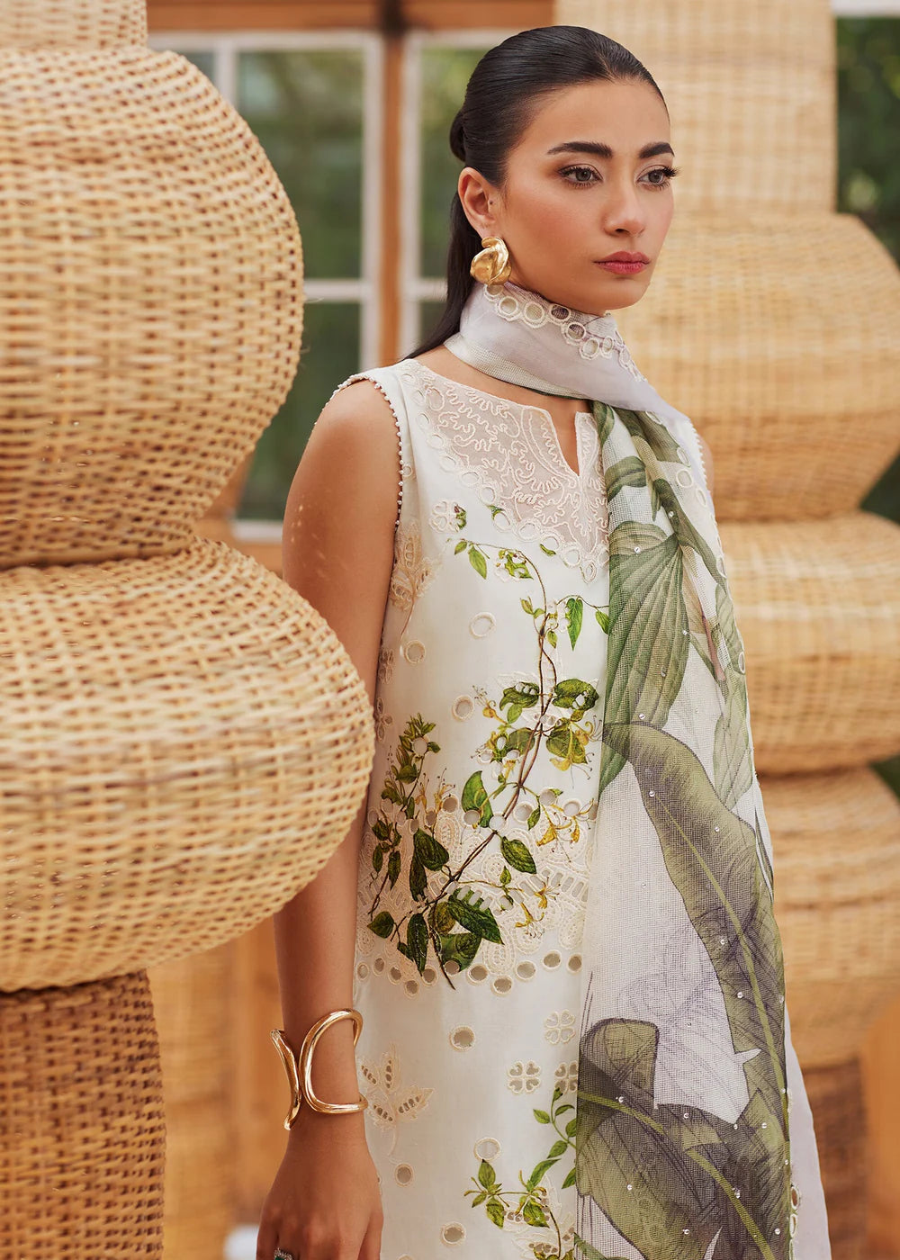 Saira Shakira 3Pc Embroidered Cotton Suit CRSS-ASP-24 05 gulbuy.com