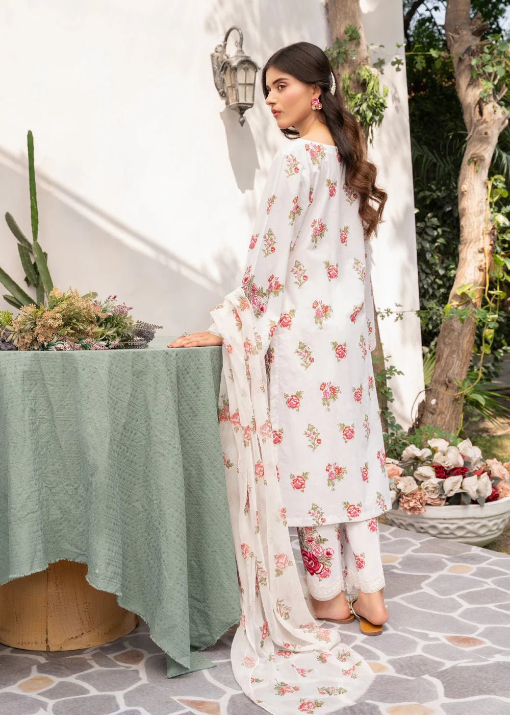 Sahibas By Mirza 3Pc Embroidered Linen Suit Ellyse gulbuy.com