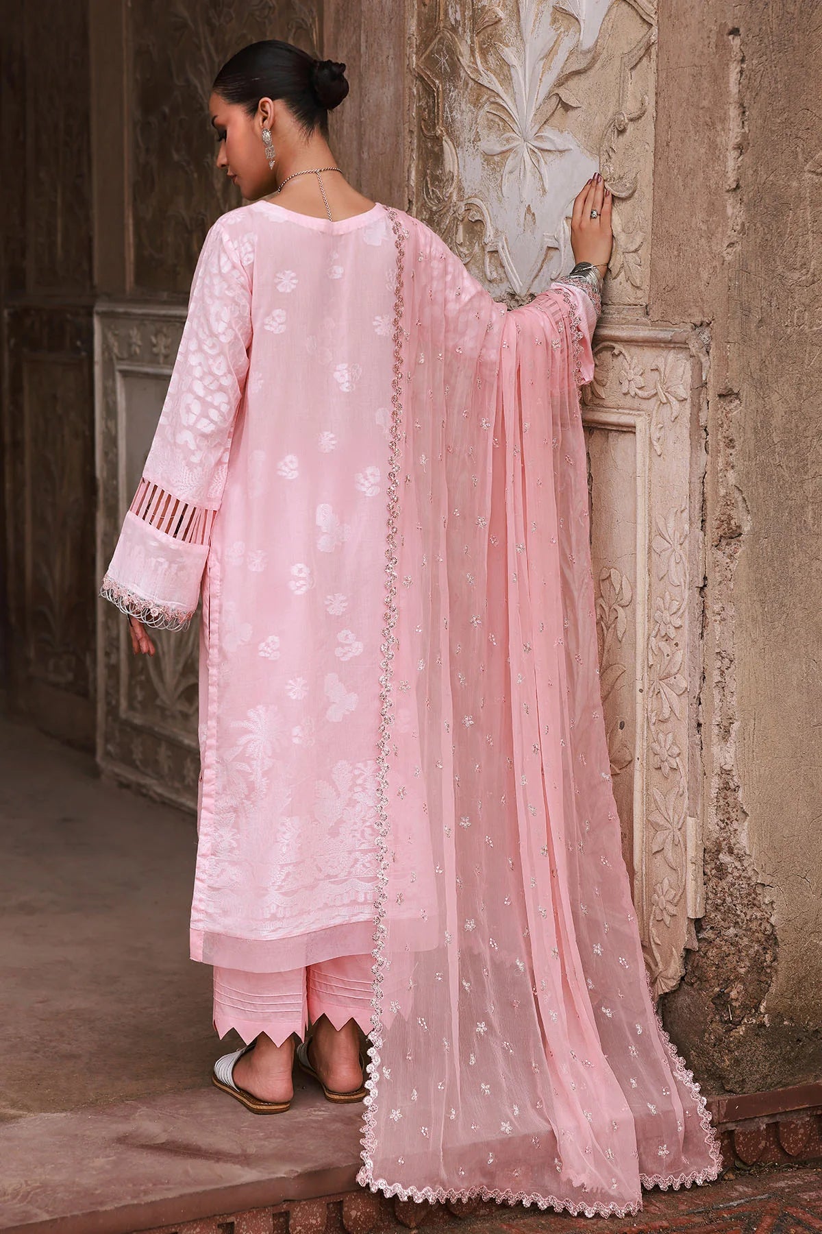 Nureh 3Pc Embroidered Jacquard Suit NJ-103 gulbuy.com
