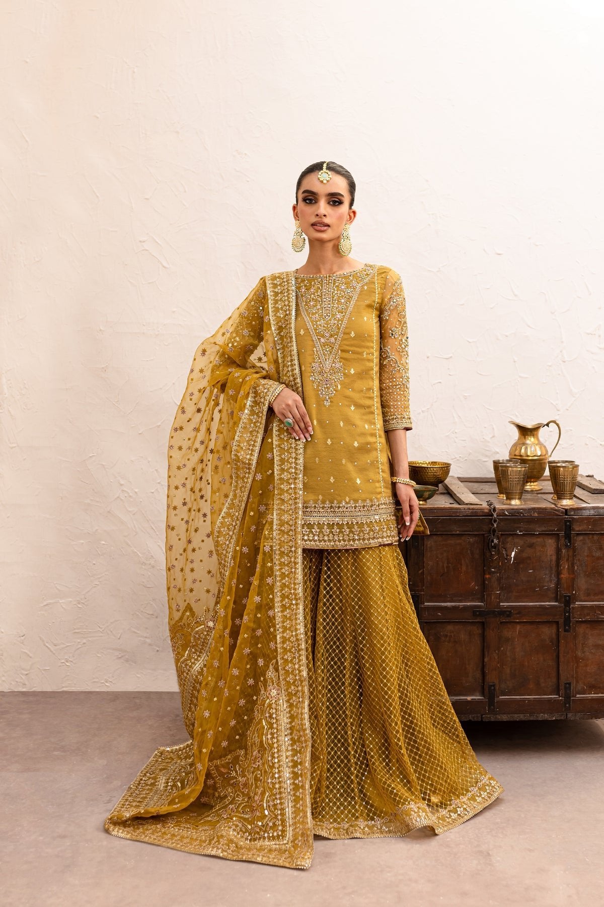 Batik 3Pc Organza Formal Suit (Armineh-3Pc)