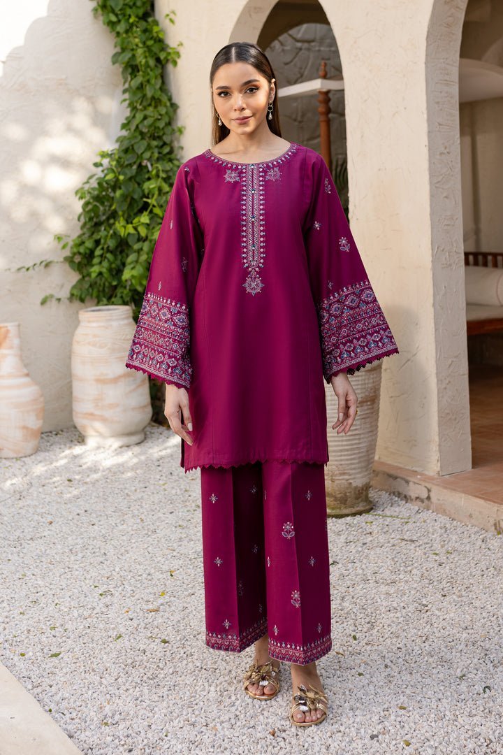Batik 2Pc Embroidered Khaddar Dress Kelesto gulbuy.com