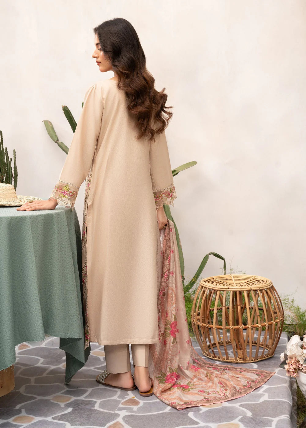 Sahibas By Mirza 3Pc Embroidered Lawn Suit Zigana gulbuy.com
