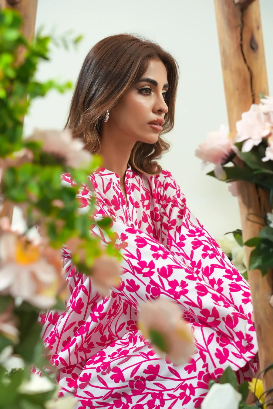 Dhaga 2Pc Printed Lawn Suit Matching separate 0043 gulbuy.com