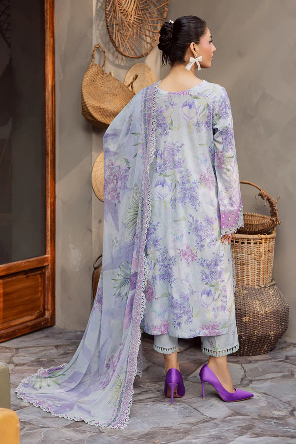 Nureh 3Pc Embroidered Lawn Suit DD-14 gulbuy.com