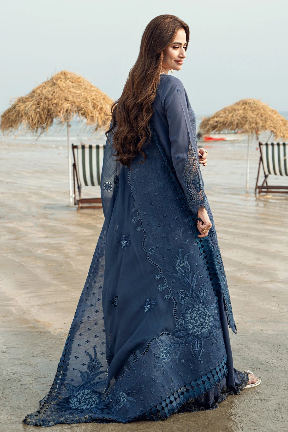 Nureh 3Pc Embroidered Swiss Lawn Suit NE-146 gulbuy.com
