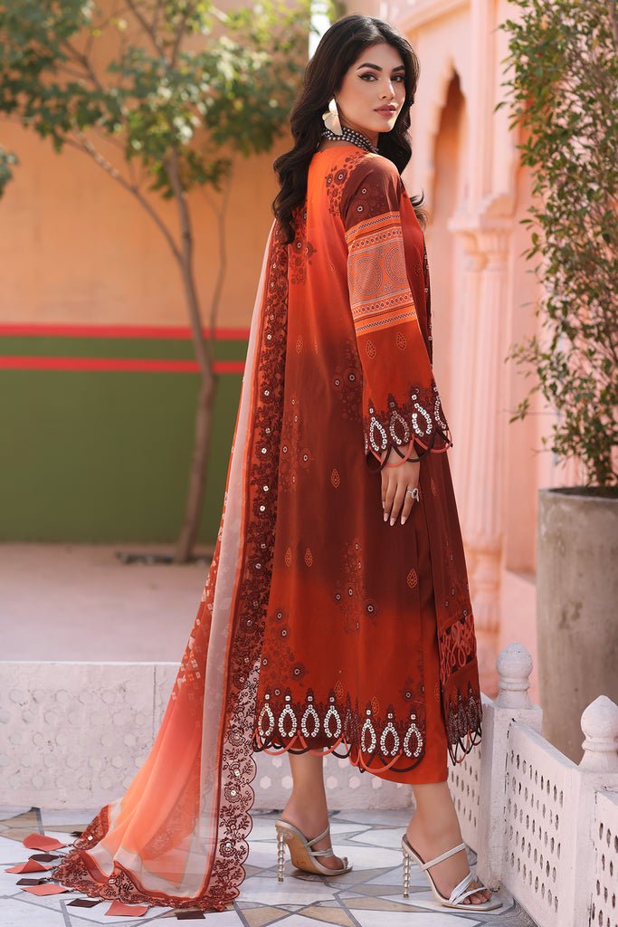 Charizma 3 Piece Embroidered Lawn Suit (AG4-04)