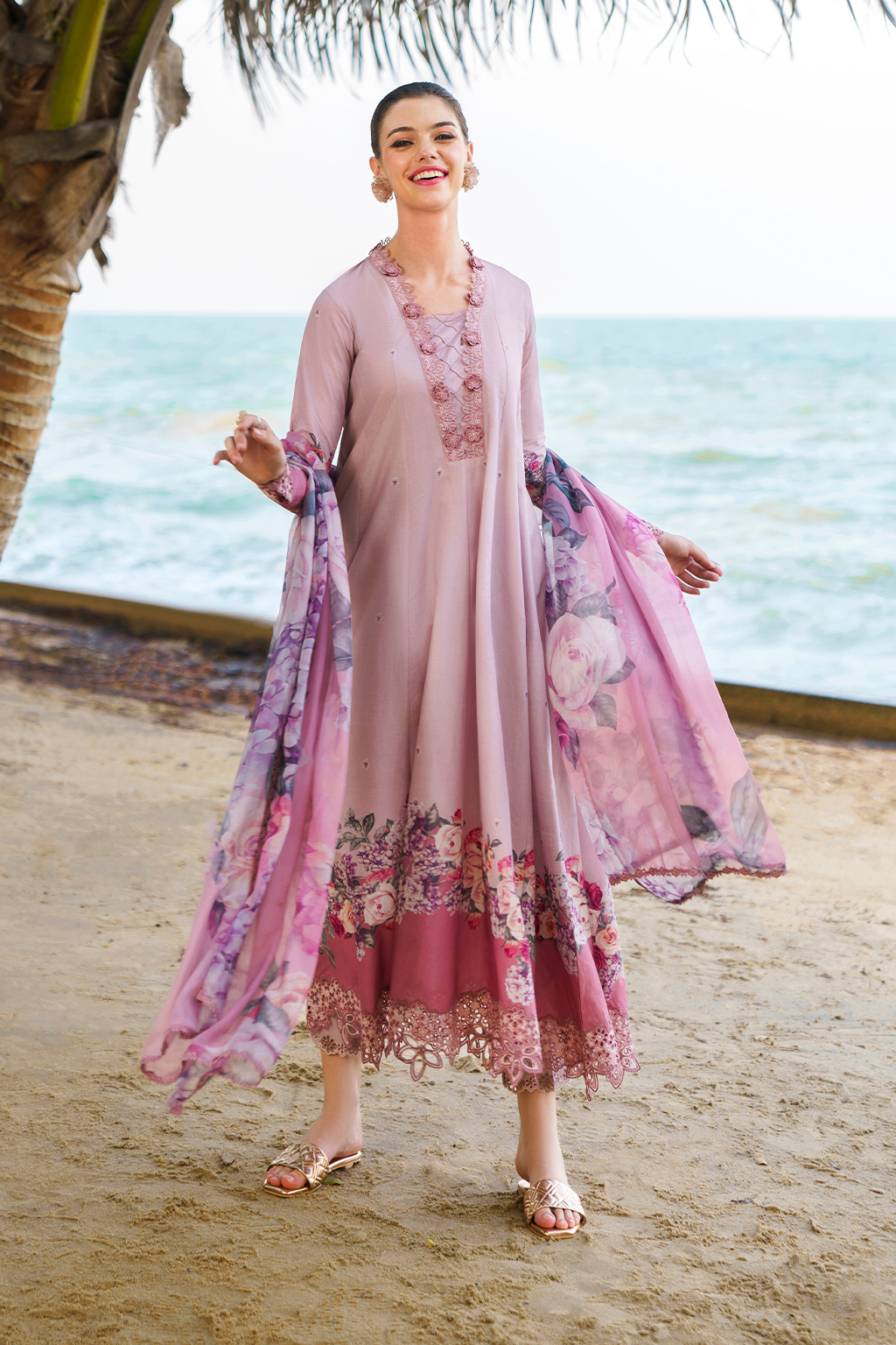 3 PIECE IZNIK PRINTED LAWN SUIT (UE-217)