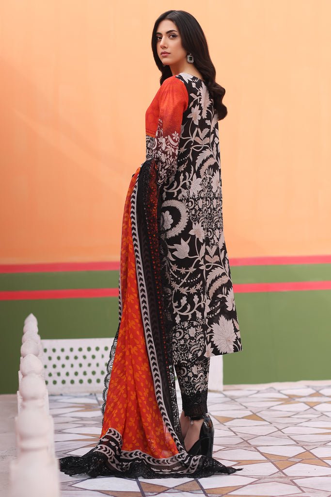 Charizma 3 Piece Embroidered Lawn Suit (AG4-10)