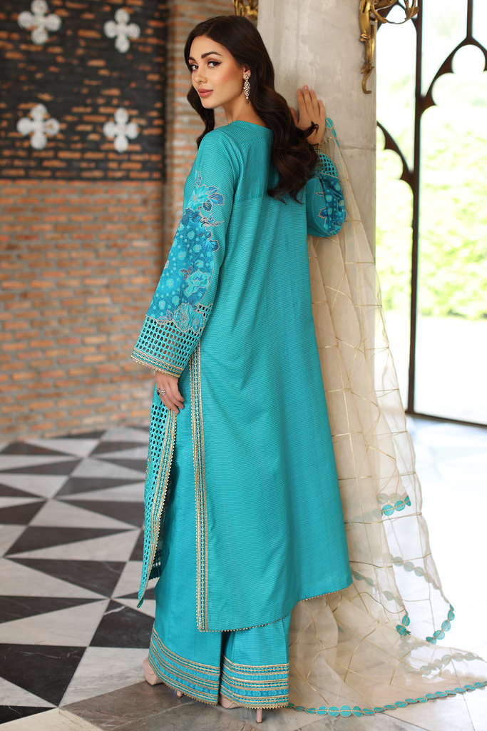Charizma 3 Piece Embroidered Lawn Suit (RE4-03)