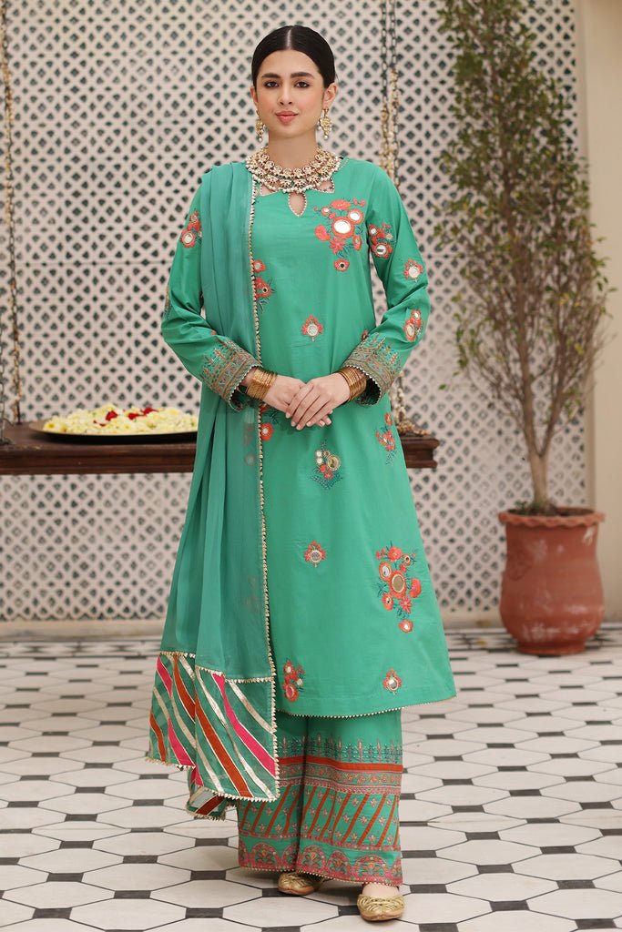 Charizma 3 Piece Embroidered Lawn Suit (CNP-4-020)